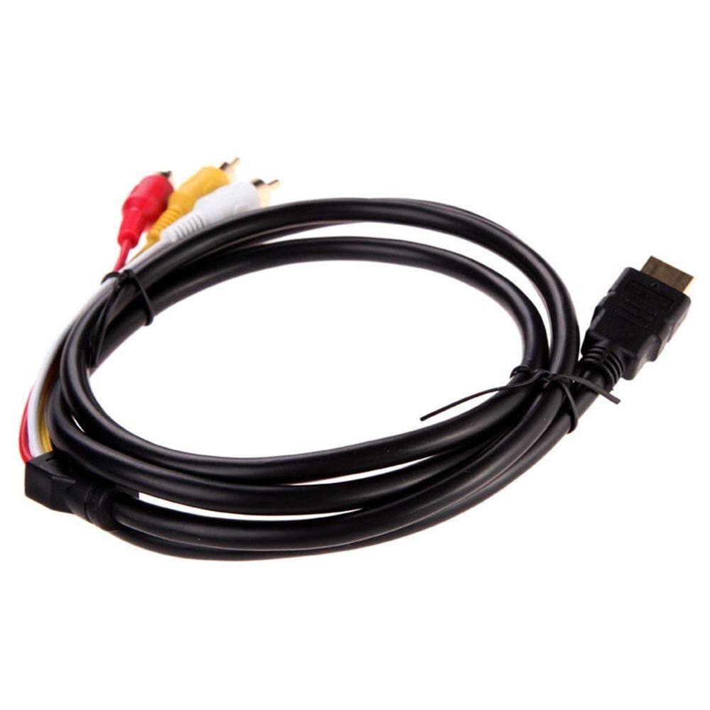 Bộ Chuyển Đổi Tín Hiệu Thành Phần HDMI Sang 3-RCA AV Bền Bỉ Bộ Chuyển Đổi Âm Thanh Cáp Video