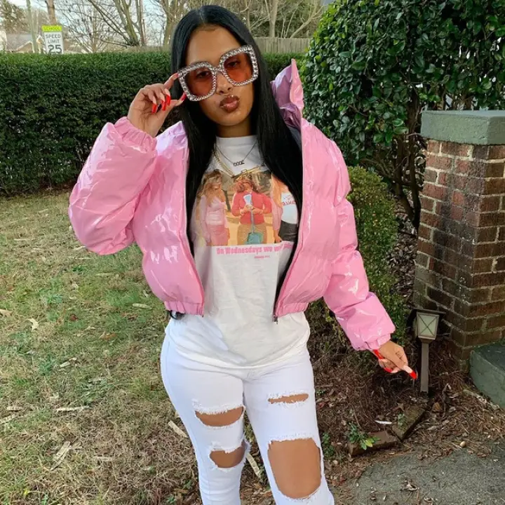 Cropped bubble puffer jacket Clearance