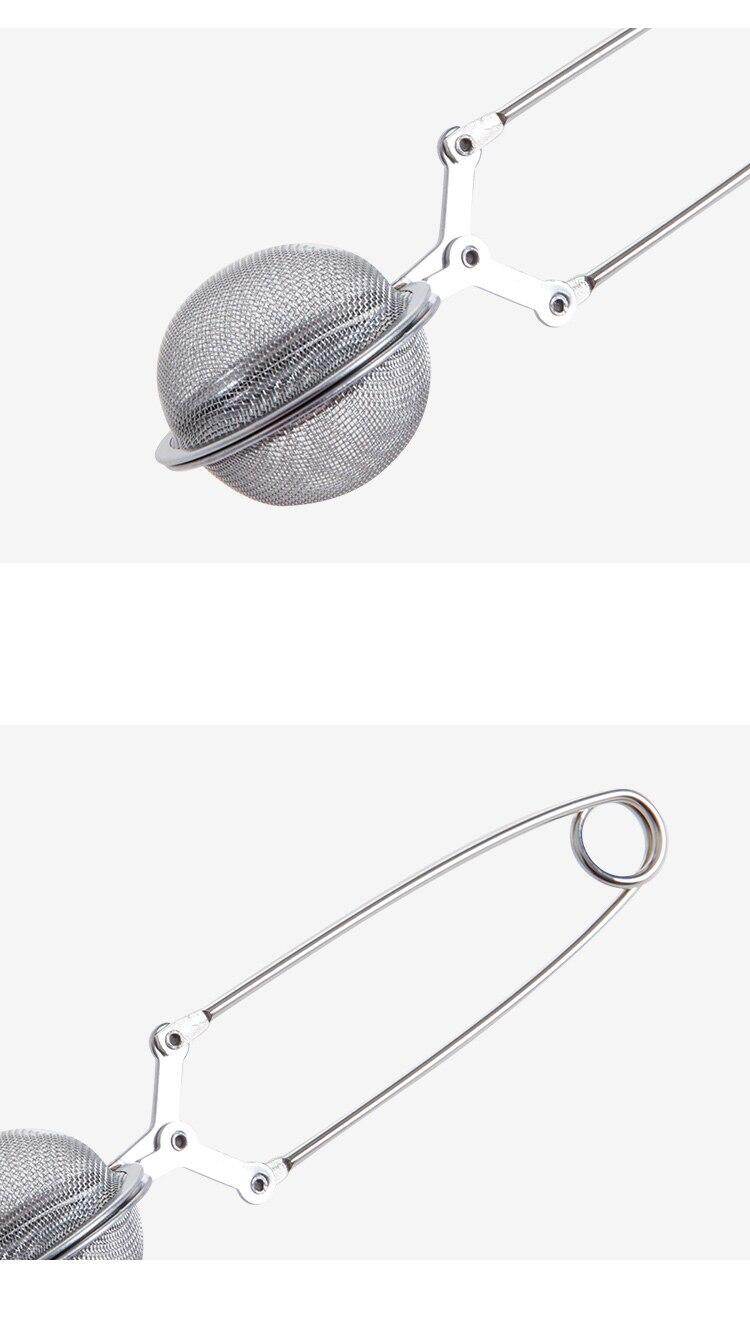 HELLOYOUNG Tea Infuser Stainless Steel Tea Pot Infuser Sphere Mesh Tea Strainer Handle Tea Ball