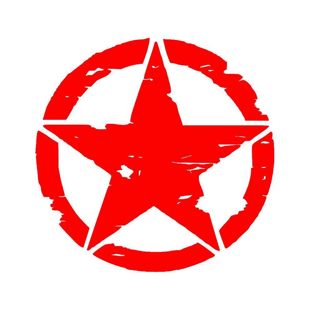 Circle Star Phản Quang Kiểu Dáng Xe Xe Cơ Thể Cửa Sổ Đề Can Sticker Trang Trí