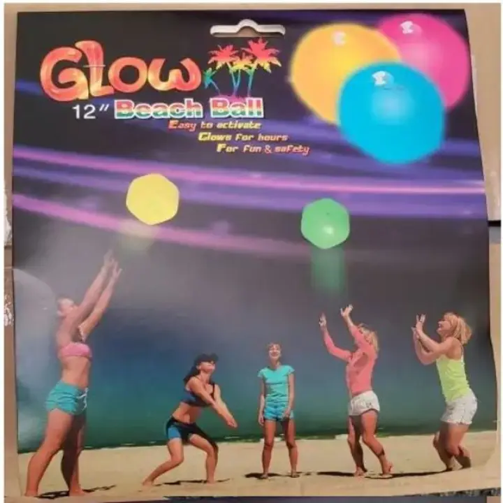 glow in the dark beach balls