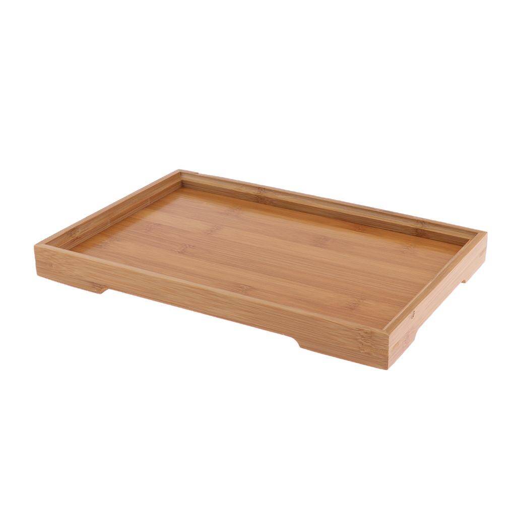 BolehDeals Khay Gỗ Hình Chữ Nhật Trái Cây Snack Món Ăn Bằng Gỗ Tấm Phục Vụ Trà