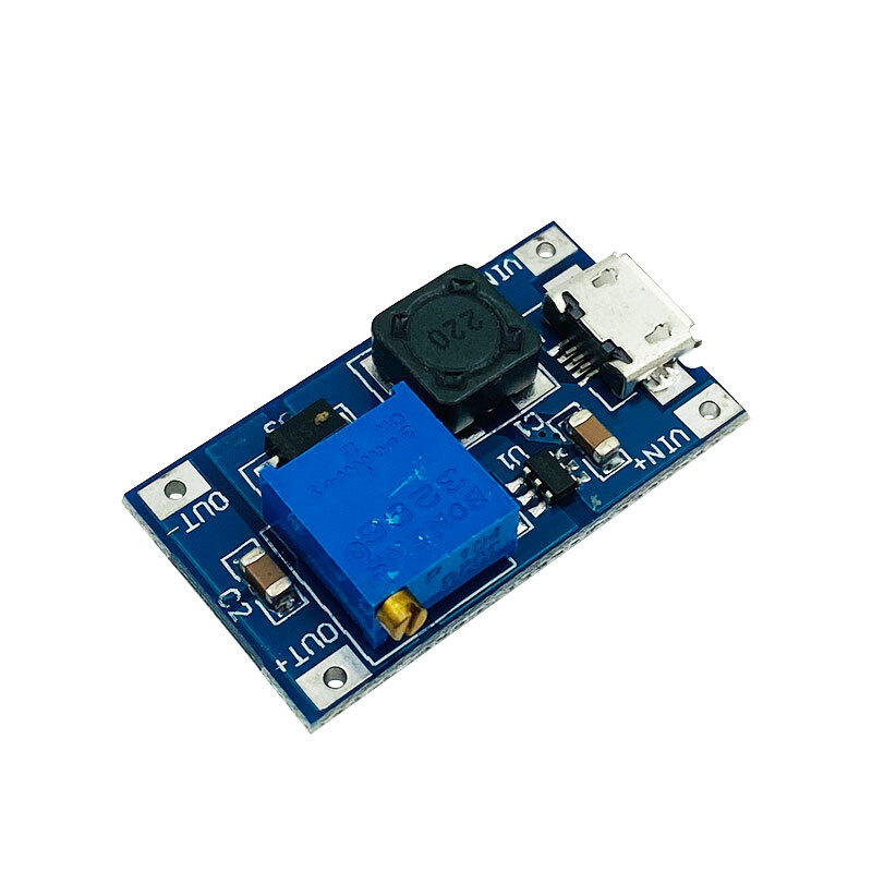 Module tăng áp DC-DC MT3608 2A / MICRO chuyển 2V-24V ra 5V 9V 12V 28V - INTL