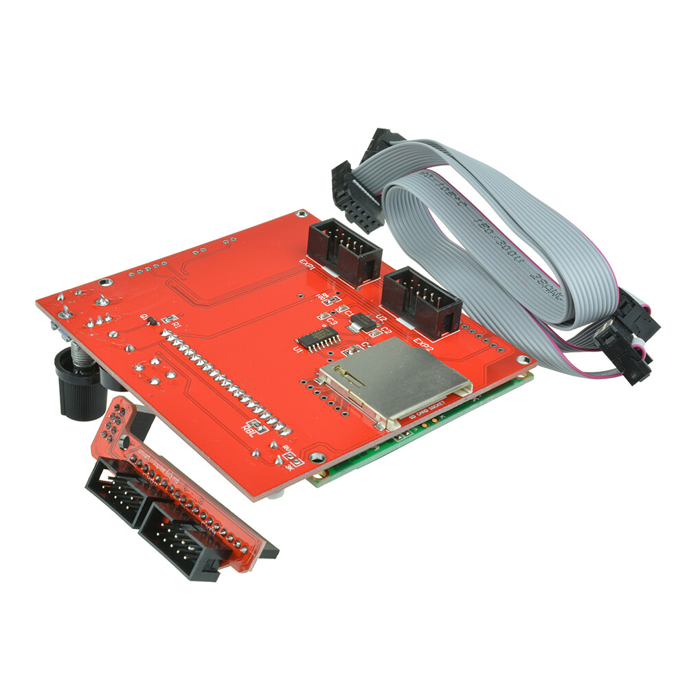 12864 Display LCD 3D Printer Controller +Adapter For RAMPS 1.4 Reprap Mendel