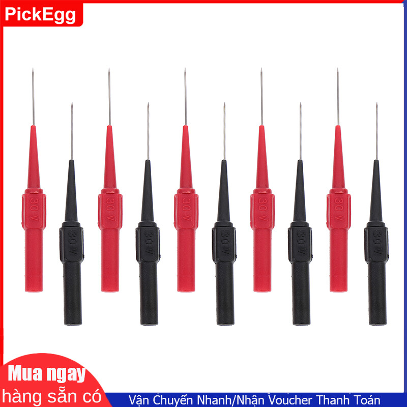 PickEgg 6/10Pcs Multimeter Test Needles Electrical Test Probe Replacement Tester Needle