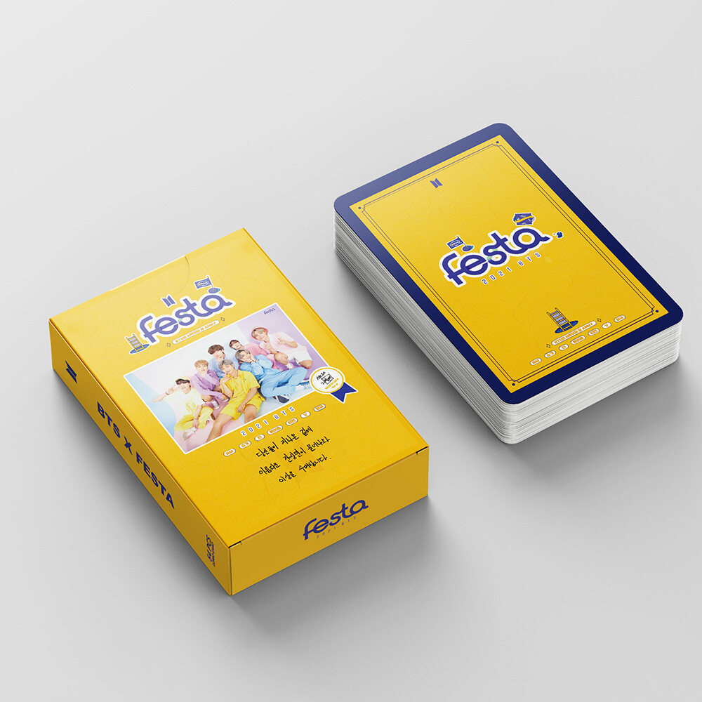 Csbi 54 Thẻ Lomo Cuối Cùng BTS KPOP 2021 MUSTER Vũ Trụ Nhỏ BTS X Fala, Thẻ Ảnh Bưu Thiếp Bangtan Boys KPOP