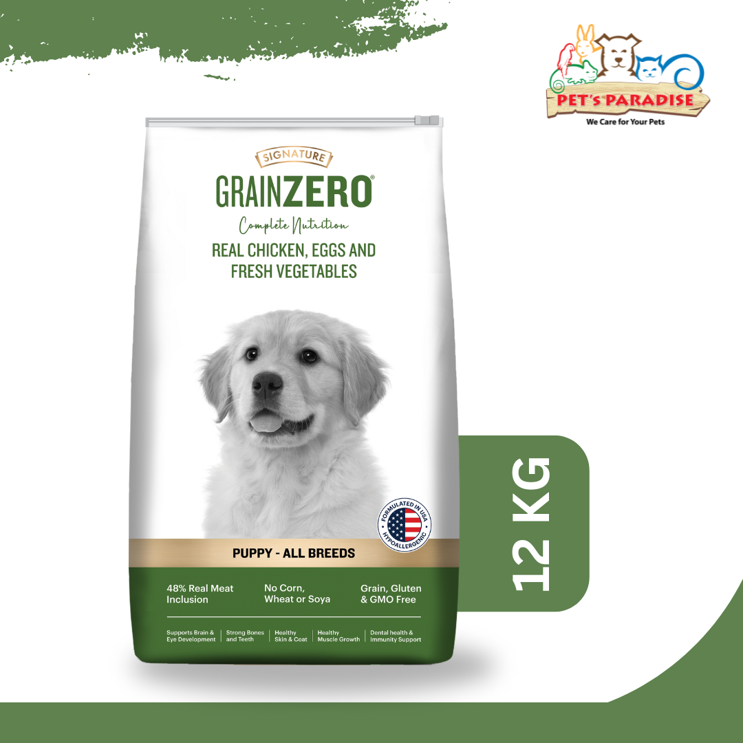 Signature Grain Zero Puppy dry dog food High Quality Protein For
