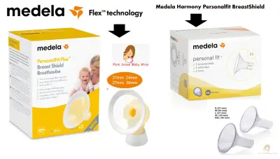 Medela - Harmony/Flex PersonalFit Breastshield 2 in 1 (S,M,L,XL,XXL)