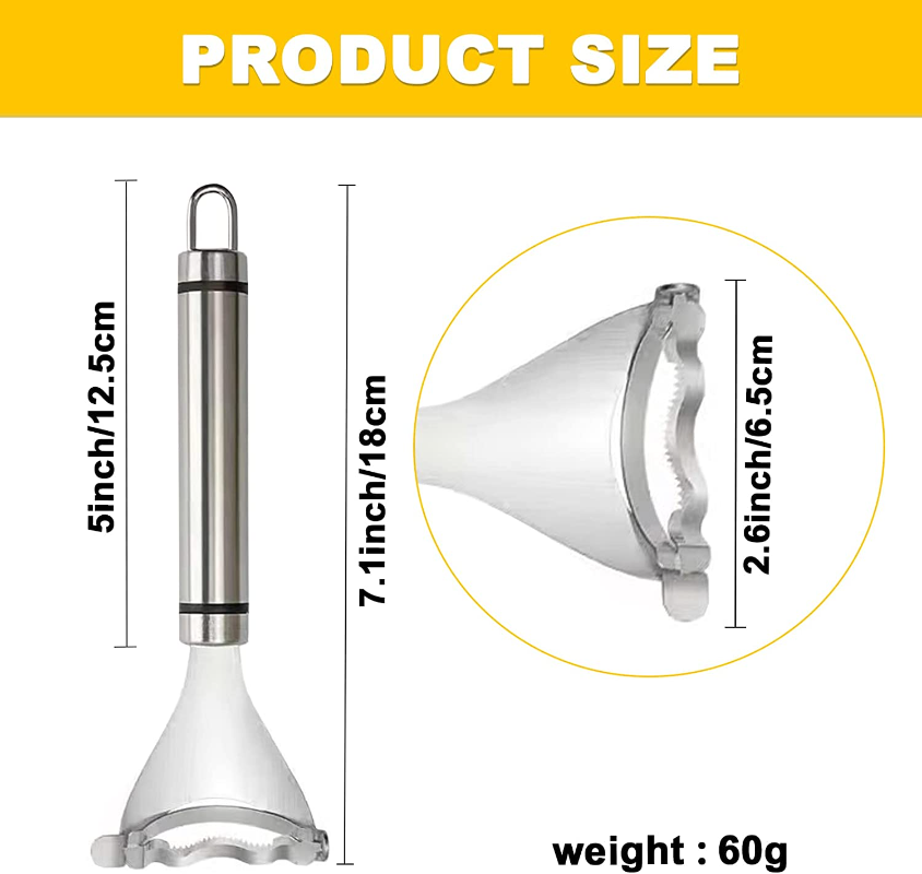 Stainless Steel Corn Stripper Corns Threshing Corn Thresher Stripper Peeler Corn Kerneler Peeler Fruit Vegetable Kitchen Gadgets