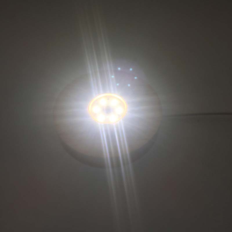 BOKALI 1PCS New 3D Crystal Glass Trophy Laser LED Light Stand Base Display(Wood) Warm Light