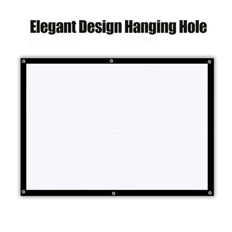 60/72/84/100/120 Portable HD 169 White 60 Inch Diagonal Projector