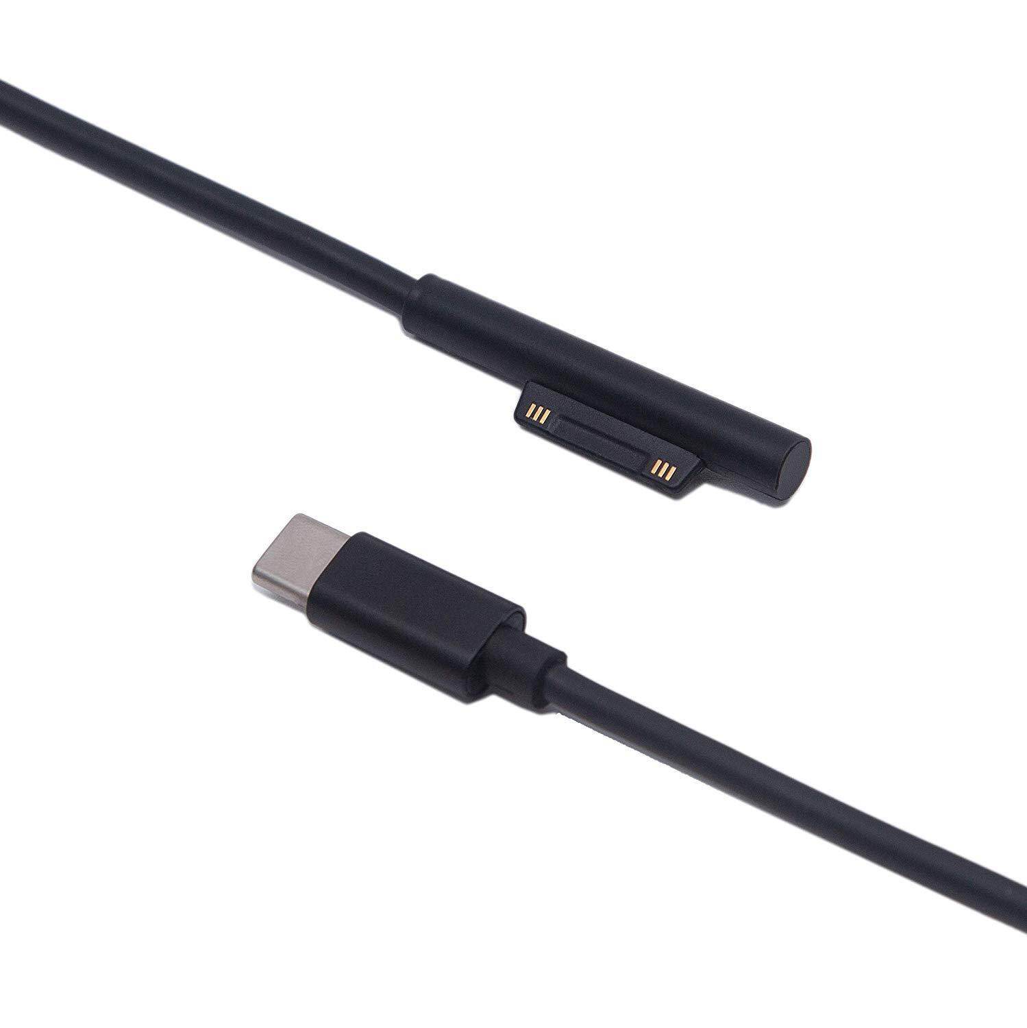 Cáp Sạc USB-C Cho Máy Tính Xách Tay Microsoft Surface, Surface Book 2, Surface Pro 6/ Pro 5/Pro 4/Pro 3, Surface Go, Surfac 6ft/1.8M