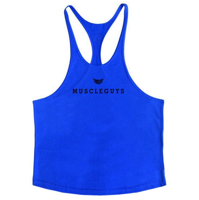 Gym Mens Training Fashion Muscle Running Singlets Clothing Bodybuilding Workout Tank Top Men Fitness Singlets Sleeveless Vest