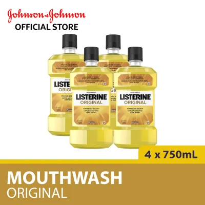 Listerine Original Mouthwash 750ml [Twin Pack] x 2