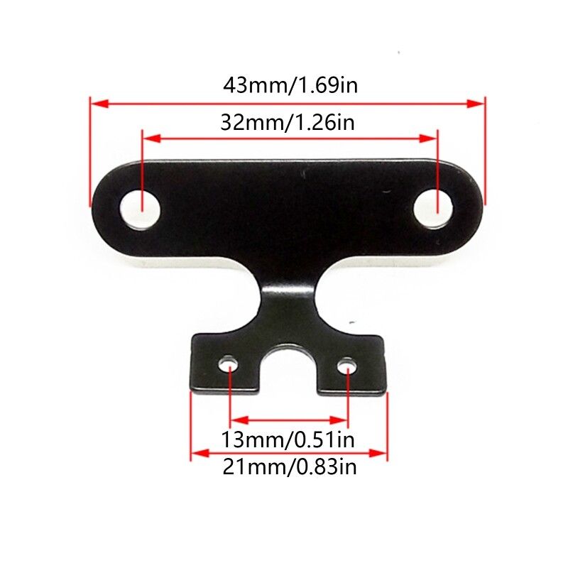 High Quality Stainless Steel Black Car Rear View Backup Camera Holder Mount Bracket for Case Dash Cam Mirror Kit Accesso