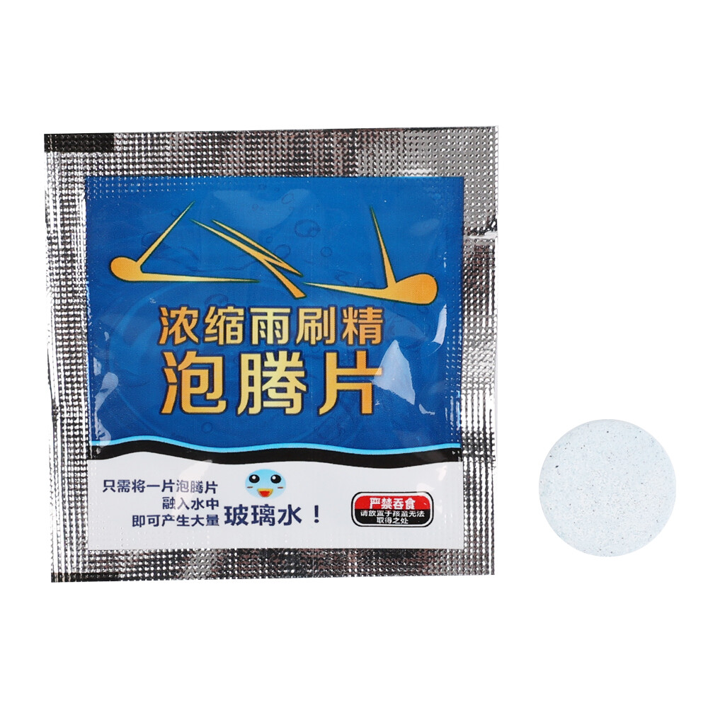60Pcs Solid Cleaner Car Windscreen Wiper Effervescent Tablets Glass Toilet Cleaning Car Accessories