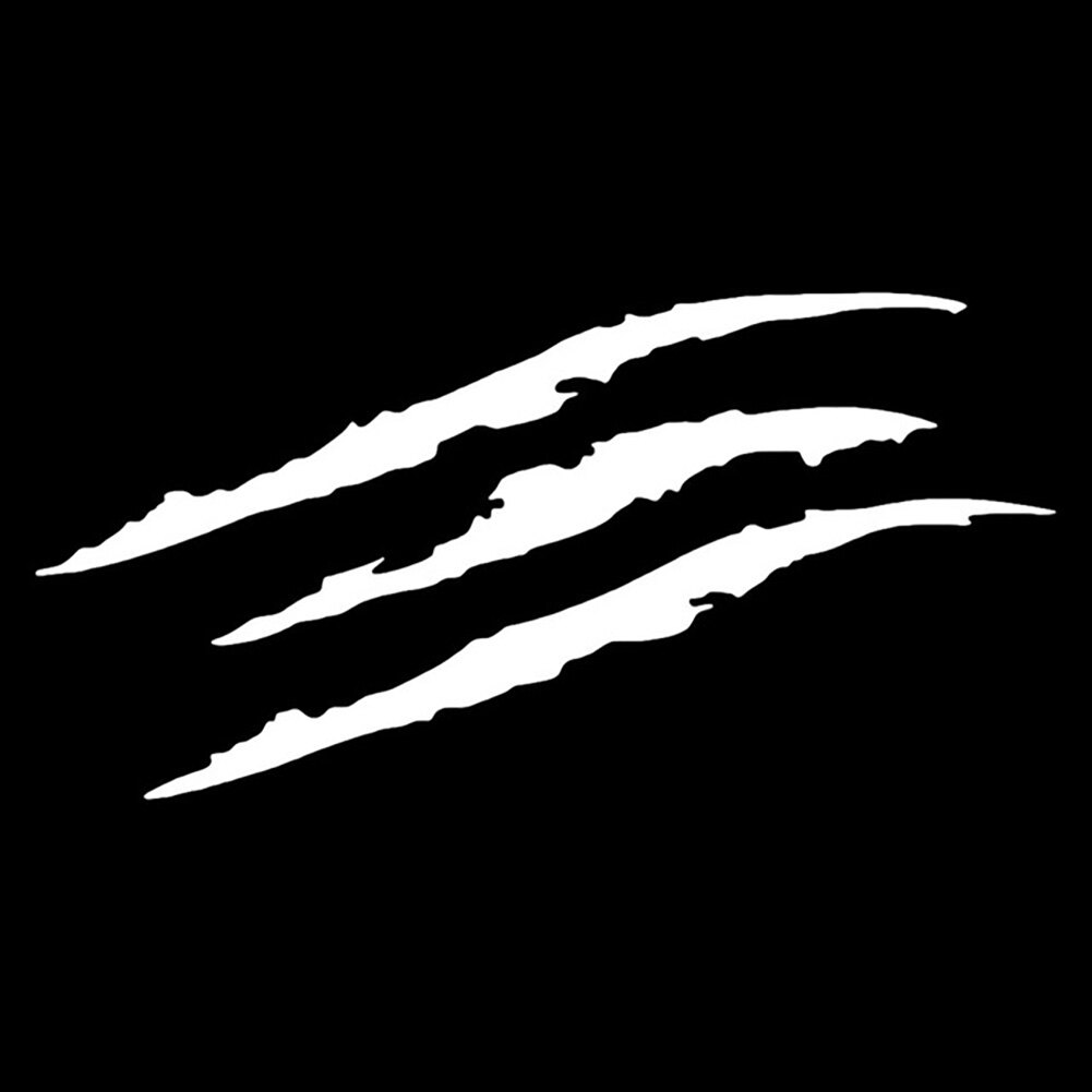 Funny Claw Scratch Stripe Reflective Car Headlight Decal Sticker Decor