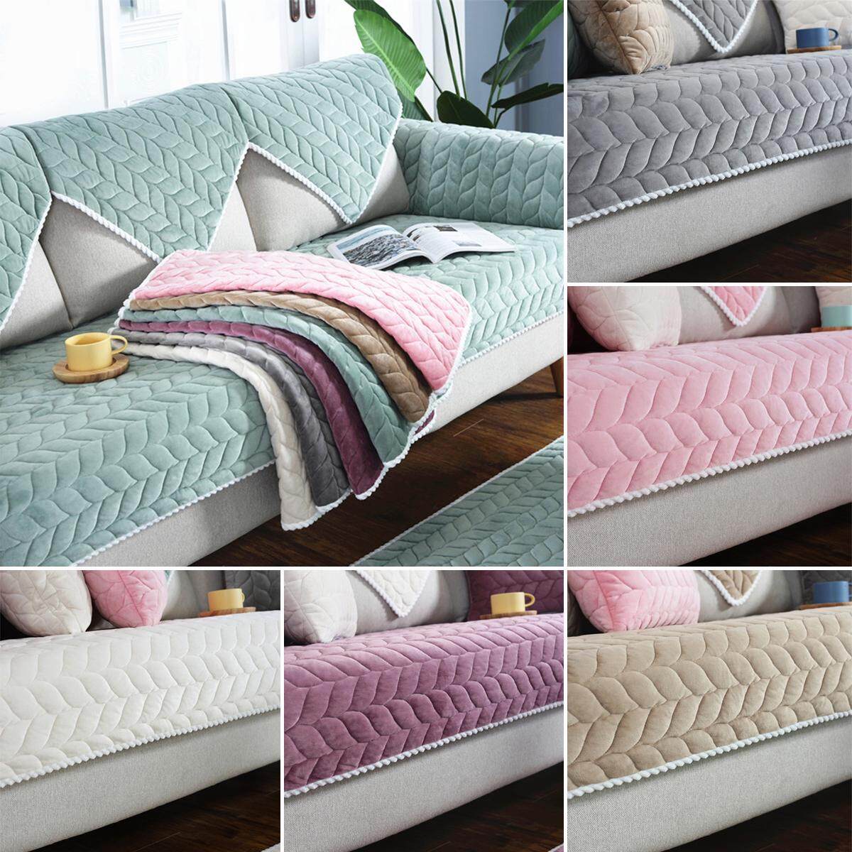 1pc Soft Sofa Couch Cover Non Slip Slipcover Sofa Towel Protective