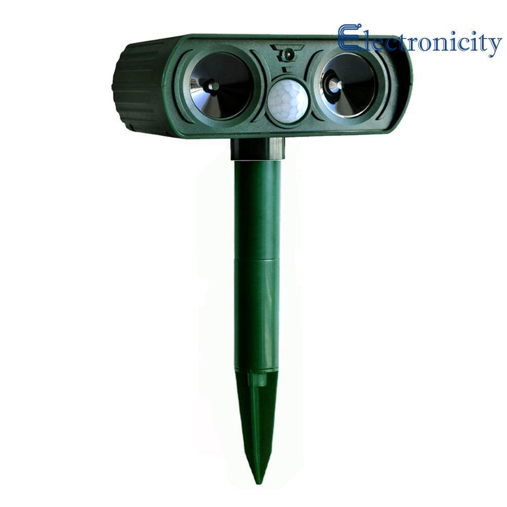 Ultrasonic Animal Chaser Repeller Repellent Cat Dog Fox Deterrent