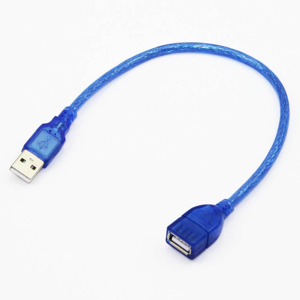 [Allmobiles] Cáp Nối Dài USB 2.0 Đầu Đực Sang Đầu Cái M/F Kép Che Chắn (Lá + Bện)