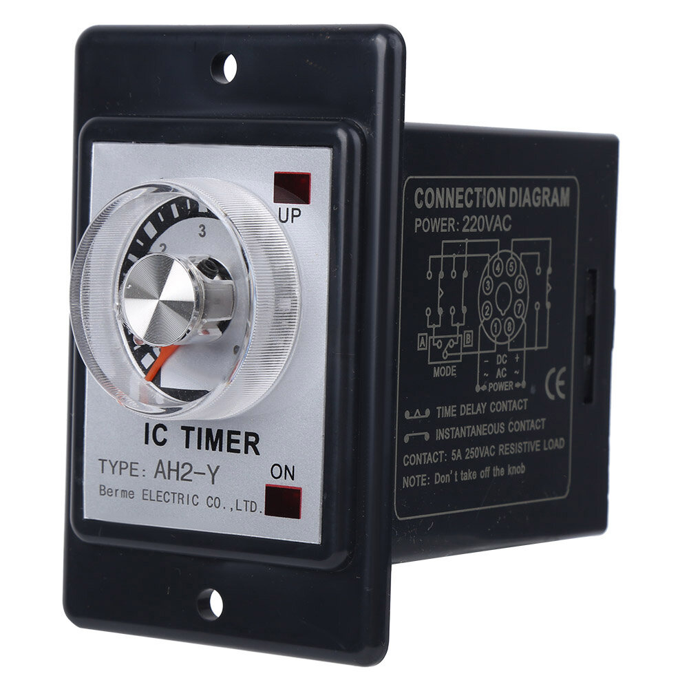 BERM Time Relay Electronic Relay Switches Timer Delay Timer AH2-Y 6S 220V