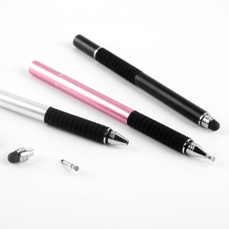 Fonken 2 Trong 1 Phổ Điện Dung Bút Màn Hình Cảm Ứng Vẽ Stylus Pen Thay Thế Disc Tip Cao Su Cảm Ứng Head