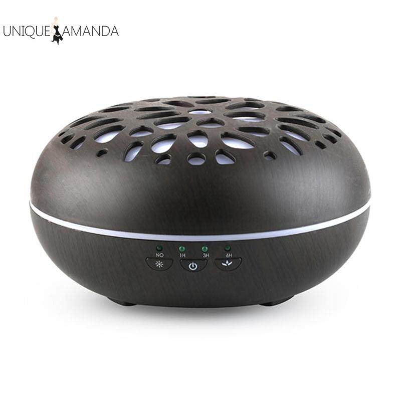 Humidifier Round Shape LED Chromatic Lamp Aromatherapy Essential Oil Diffuser Ultrasonic Singapore