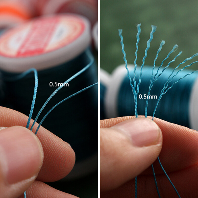 Da thủ công chỉ sáp tròn 0.5mm may chỉ sáp da tròn