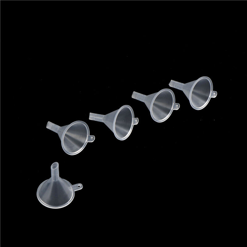 miankeji 10pcs Mini Plastic Funnel Hopper Perfume Emulsion Packing Tool Kitchen Gadgets