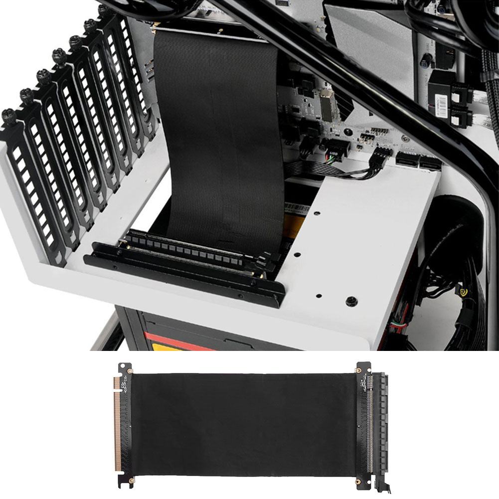 30cm PCI-E 16X Extension Cable Flexible PCI Express GPU Riser Connector