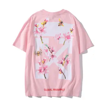 off white cherry blossom t shirt