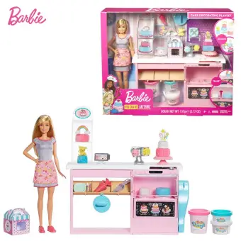 barbie cake set