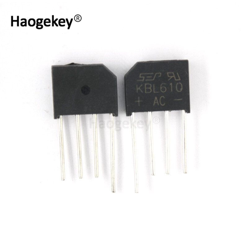 5PCS/lot KBL610 6A 1000V Diode Bridge Rectifiers DIP