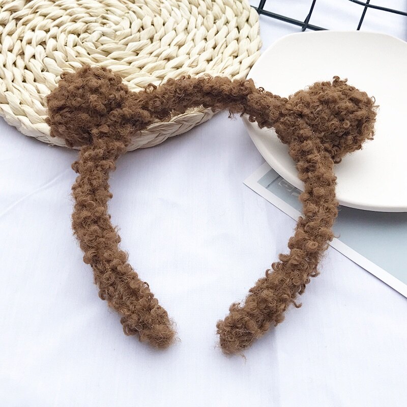 Cute Little Teddy Bear Girl with Headband