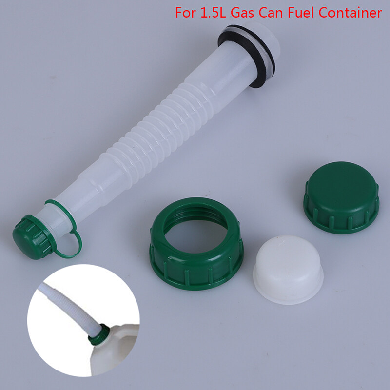 1 Set Replacement Gas Can Spout Part Kit Stopper Vent Cap Gasket Fuel Container 