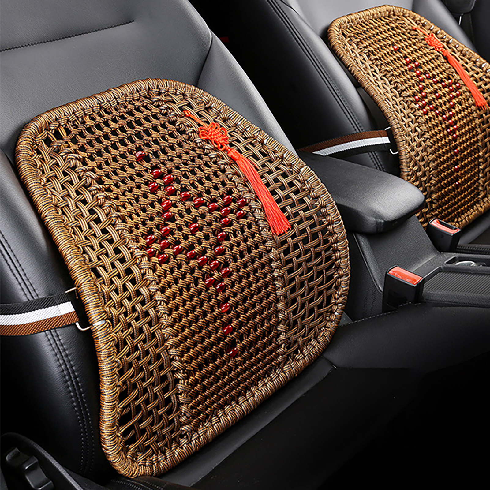 Back Support Mesh Ventilate Wear-resistant Moisture Absorption Durable Dirt-resistant Relief Pain Ergonomic Car Seat Chair Lumbar Back Support for Office Durable Back Support