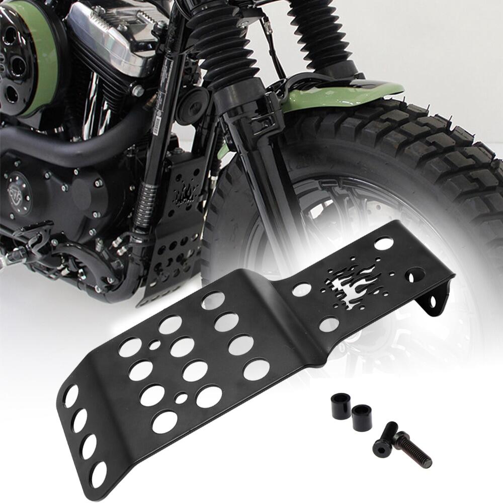 Motorcycle Matte Black Engine Guard Protector Decorative Chin Fairing
