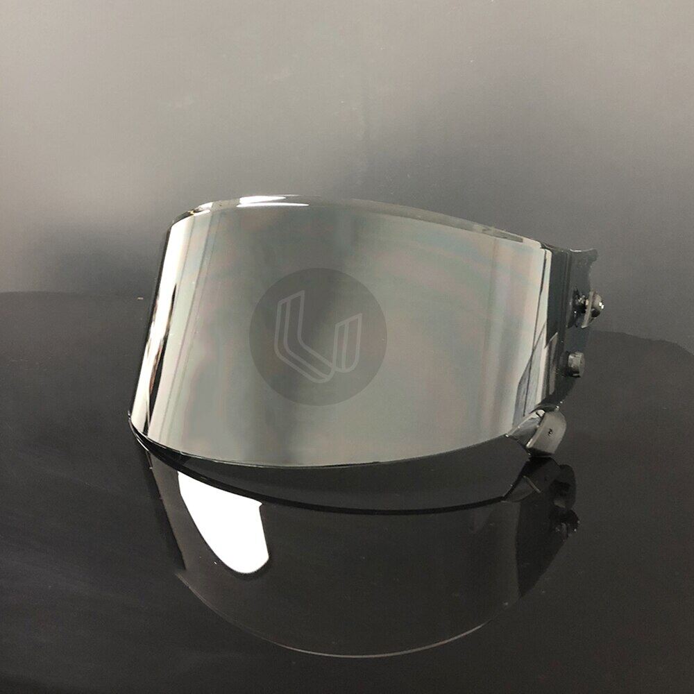 Race R Pro GP Shark Head Helmet Cover Race R Pro GP Outdoor Cycling Helmet Cover Silver Plated Red Lens Light Replacement