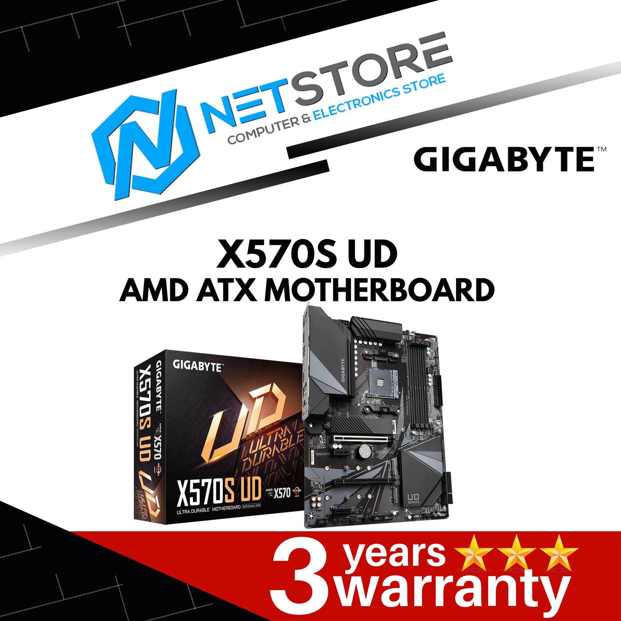 GIGABYTE X570S UD ATX AMD MOTHERBOARD Lazada