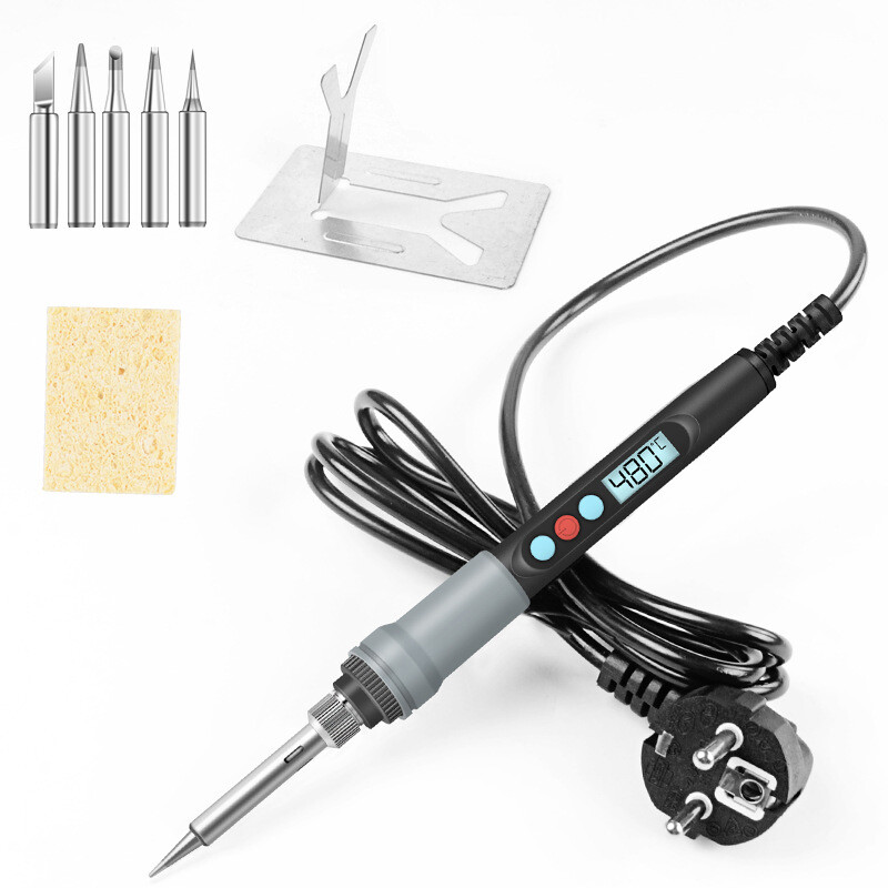 Soldering Iron Set 90W Digital Soldering Station 100-480℃ Adjustable