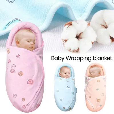【Ready Stock】Newborn Baby Infant Swaddle Wrap Swaddling Blanket Warm Sleeping Sack Bag