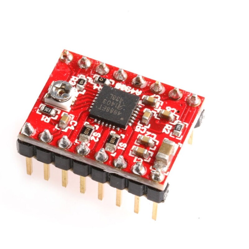5pcs A4988 StepStick Pololu Stepper Driver Module + Heatsink for Rap 3D Ramps