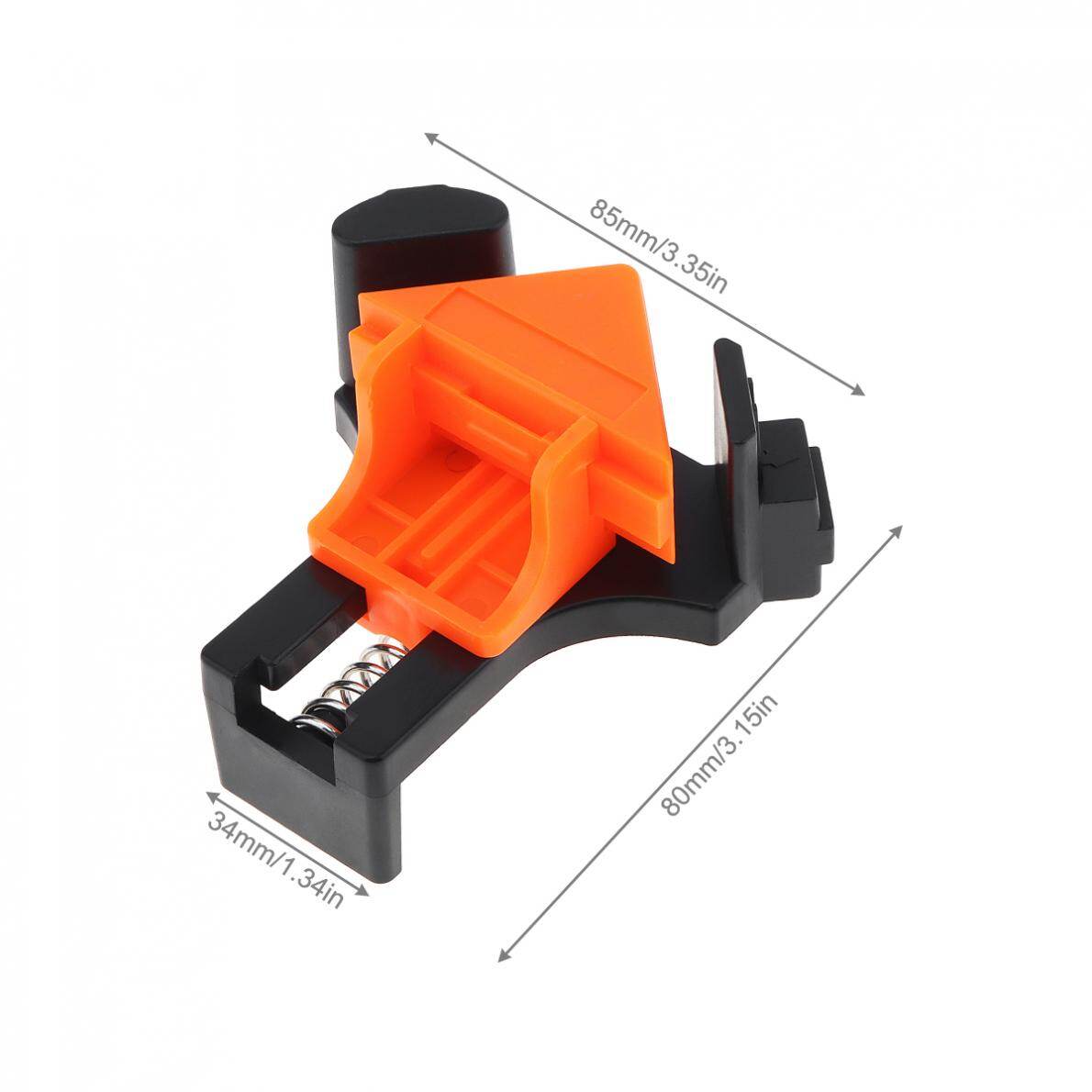 ChgImposs 4 Cái Kẹp Góc Phải Cố Định Nhanh Kẹp Góc 90 Độ Mộc Kẹp Khung Lò Xo Cho Bể Cá Kính/Khung Ảnh Gỗ/Giá Sách/Đồ Gỗ