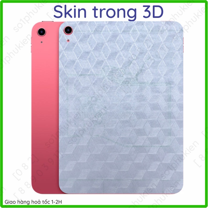 Miếng dán mặt lưng skin carbon iPad Gen 10 2022 (10.9 inch) (ipad 2022, ipad 10th, ipad gen 10)