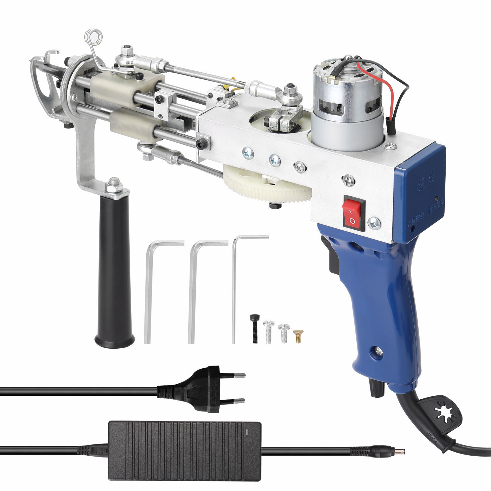 Smart Sensor Electric Carpet Tufting Weaving Machine Professional Flocking Device Industrial Embroidery Tool Cut-Pile Loop-Pile Knitting Equipment