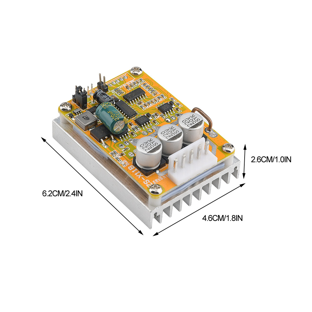 Dc5v-35v 350w bldc wide voltage 3-phase brushless 15a with/without hall driver