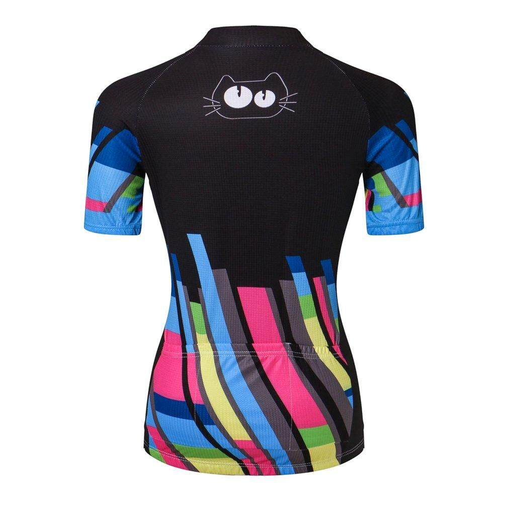 Short Sleeved Bike Shirt Mountain Jersey Comfortable Quick Dry Wear Top Women's Cycling Jersey 