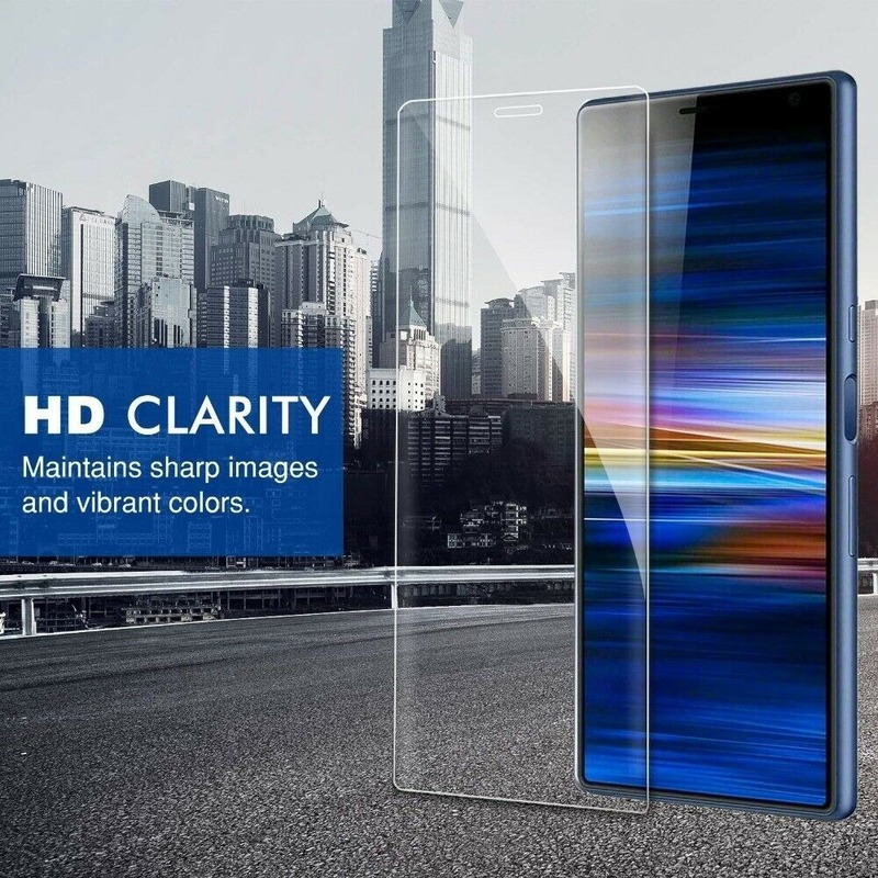 9h tempered glass screen protector for sony xperia 1 1ii 1iii 5 5ii 5iii 8 10ii tempered glass 2.5d premium screen protector film for sony xperia 10 plus l3 xa2 l1 l2 l4 z1 compact