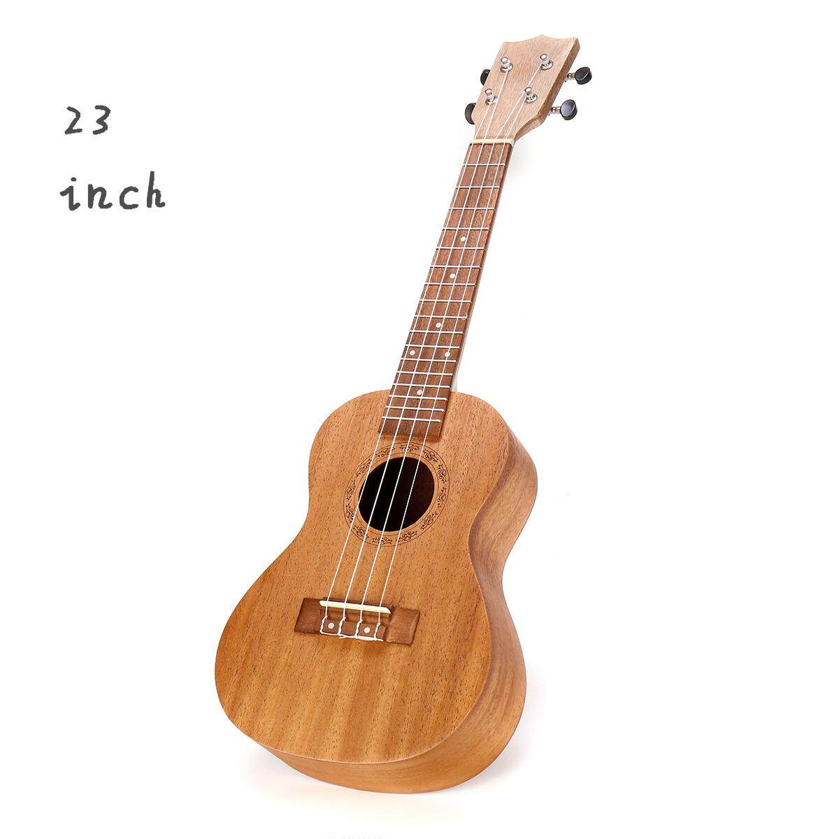 21 23 Ukulele Uke 4 String 15 Fret Wood Hawaiian Guitar Musical Instruments --21 imch / 23 inch
