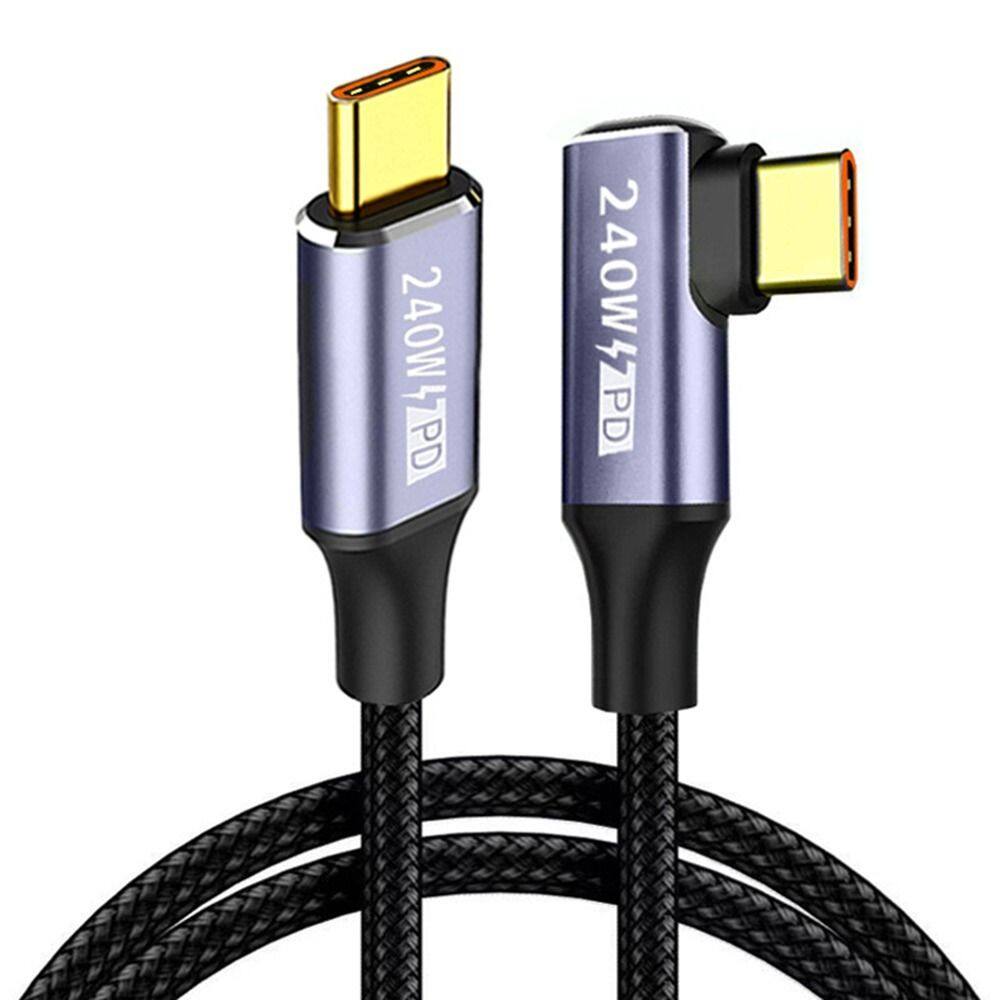 Longb mobile phone 48v 5a emaker chip male to male data line usb-c to type c cable fast charging pd 240w